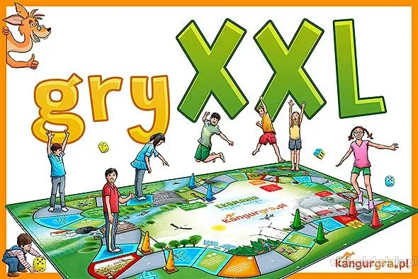 GRY XXL dla DZIECI do nauki, zabawy i skakania KangurGra.pl