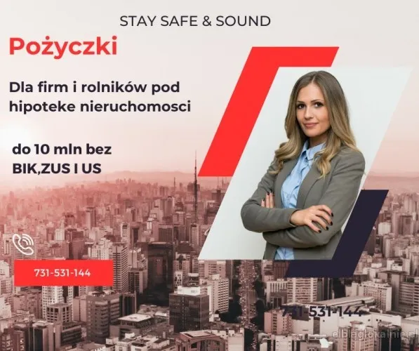 POZABANKOWE POZYCZKI POD ZASTAW NIERUCHOMOSCI BEZ BIK